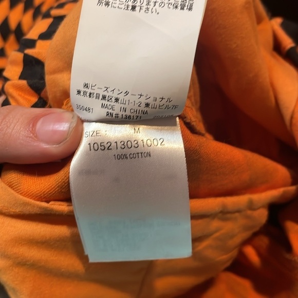 X-Girl Orange & Black Checker Print High Rise Pants Size‎ Medium - Picture 7 of 9